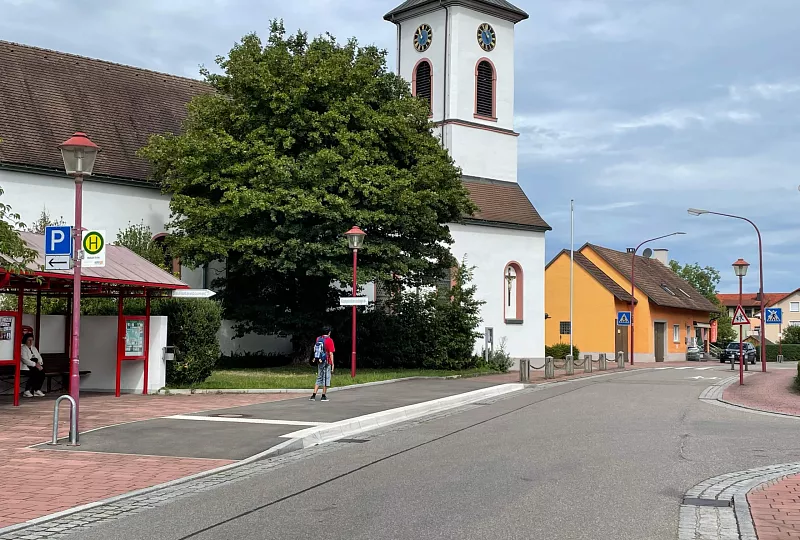 Barrierefreier Umbau von Bushaltestellen