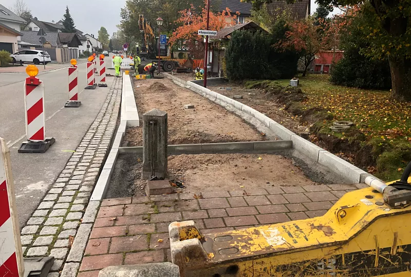 Barrierefreier Umbau von Bushaltestellen