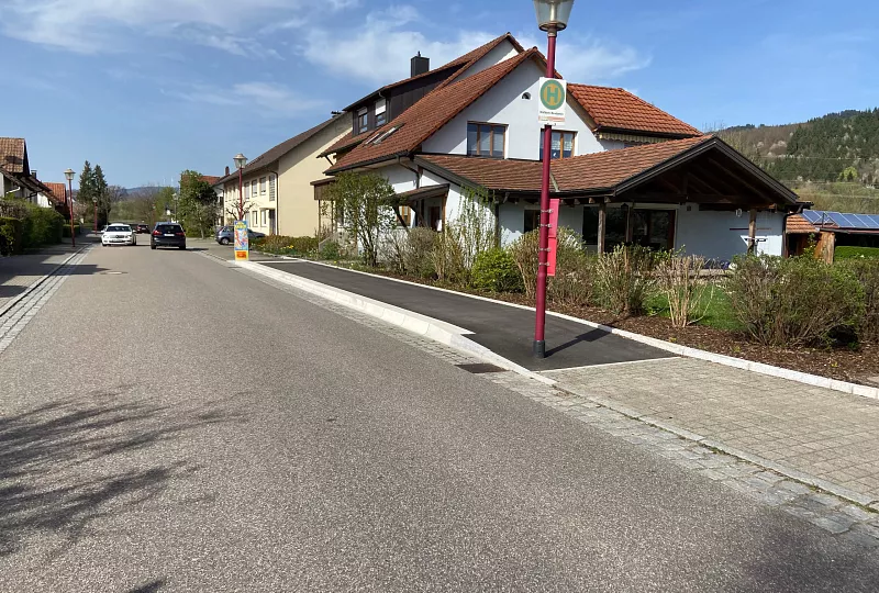 Barrierefreier Umbau von Bushaltestellen