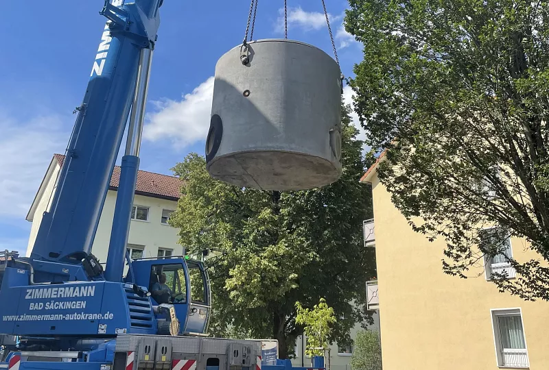 Umbau Mischwasserkanalisation Zeppelinstraße