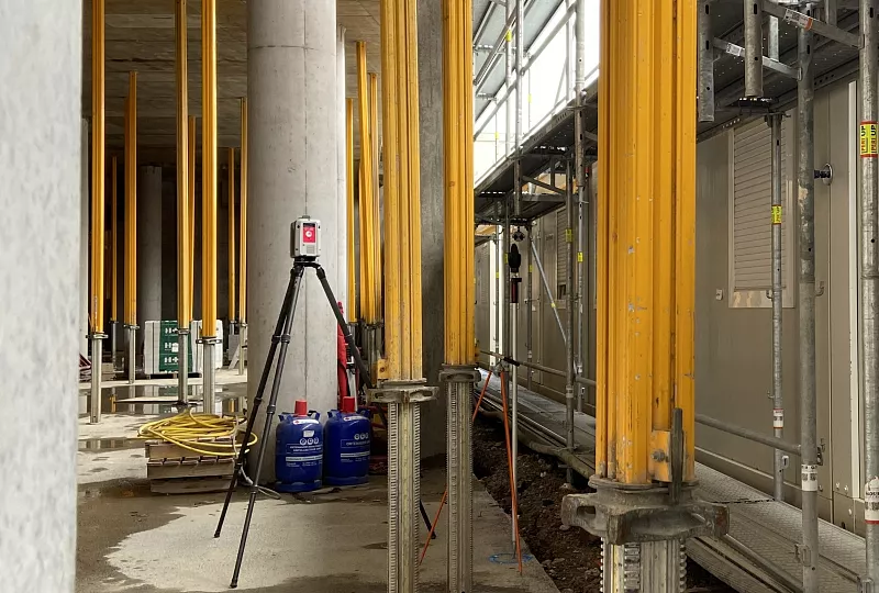 3D-Laserscanning Fassade Dreiländergalerie