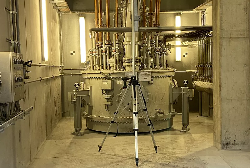 3D Laserscan Verladesilos Kalkwerk Istein