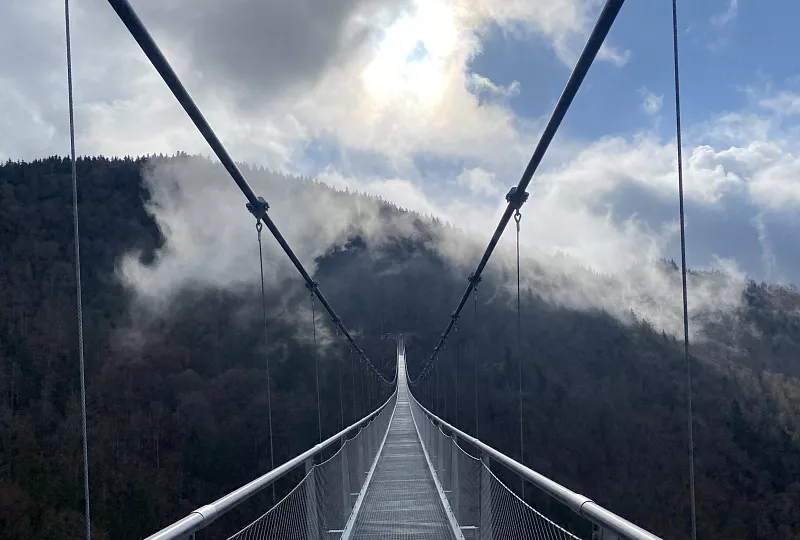 Neubau Hängebrücke Todtnau