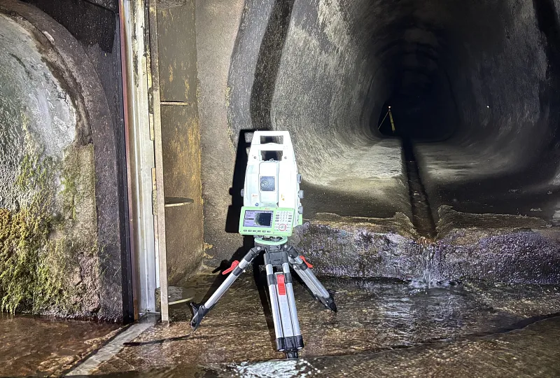 Triebwasserstollen zum Kraftwerk Mambach