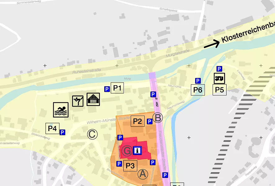 Parkraumkonzept Unterdorf in Baiersbronn