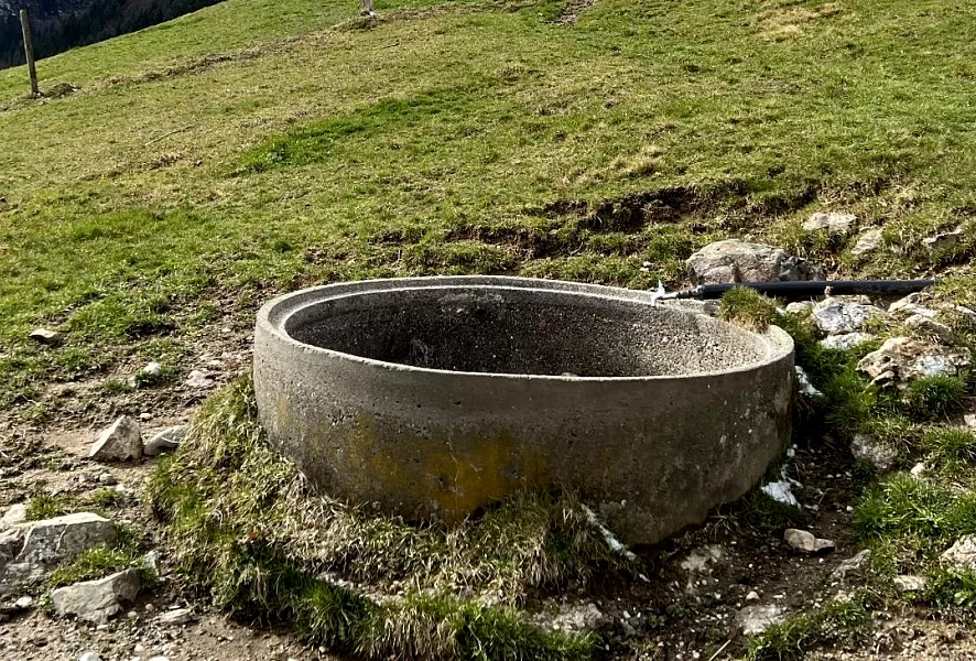 Weidewasserversorgung am Belchen, Pilotprojekt